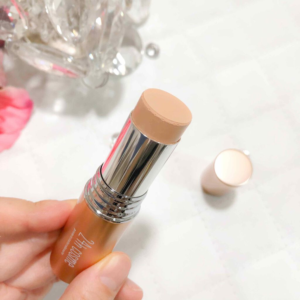 24 ミネラルモイストスティックファンデ 01ライトベージュ/24h cosme/その他ファンデーションを使ったクチコミ（2枚目）