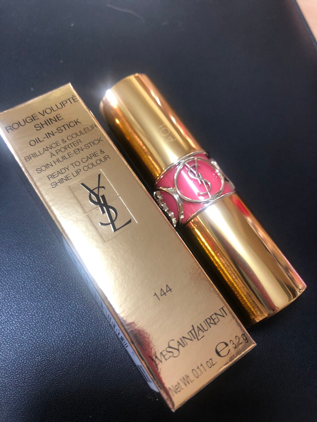 ルージュ ヴォリュプテ シャイン/YVES SAINT LAURENT BEAUTE/口紅を使ったクチコミ(1枚目)