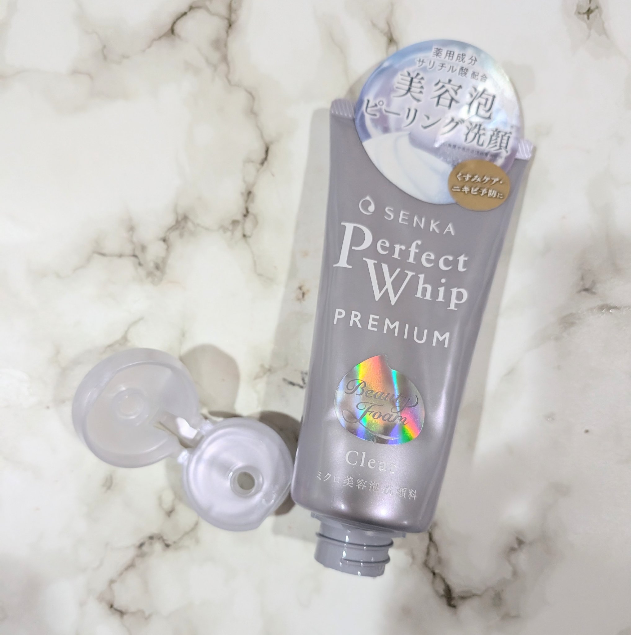 センカ　プレミアムパーフェクトホイップクリア　（医薬部外品）/SENKA（専科）/洗顔フォームを使ったクチコミ（1枚目）