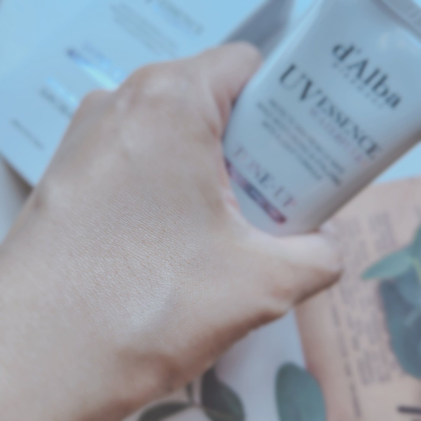 ダルバ ウォータフル トーンアップ サンクリーム(パープル)/ダルバ/日焼け止めクリームを使ったクチコミ(6枚目)