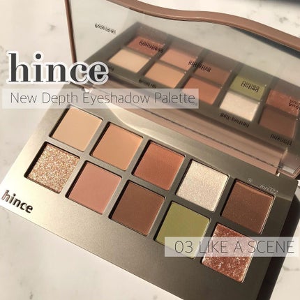 ニューデップスアイシャドウパレット/hince/アイシャドウパレットを使ったクチコミ(1枚目)