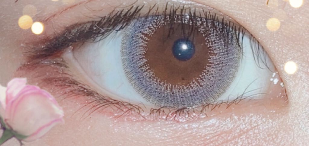 デコラティブアイズ UVモイスト/Decorative Eyes/カラーコンタクトレンズを使ったクチコミ(3枚目)