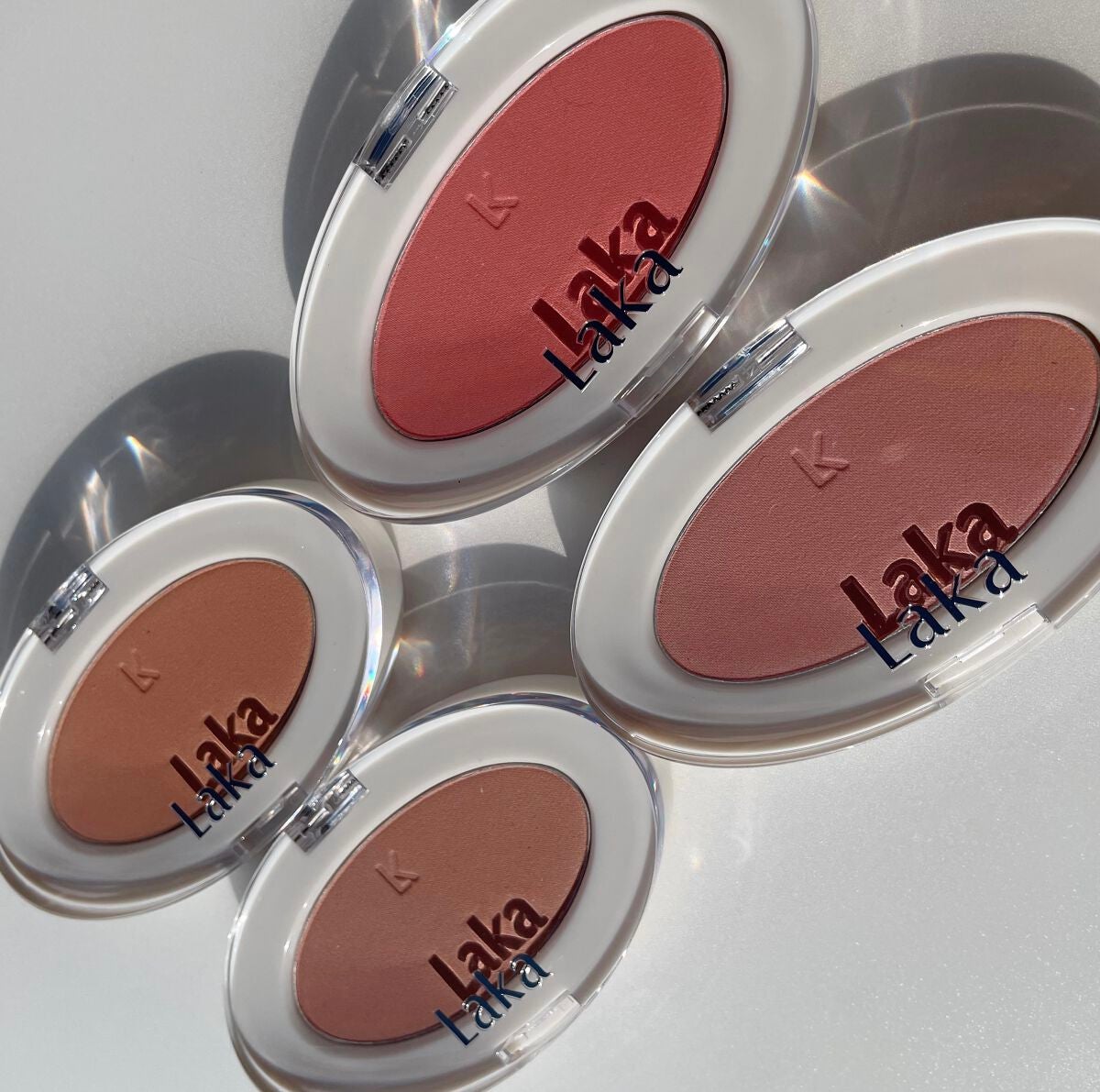 たぴおか on LIPS 「︎︎︎︎︎︎☑︎LAKAラブシルクブラッシュ701/704/7..」(1枚目)