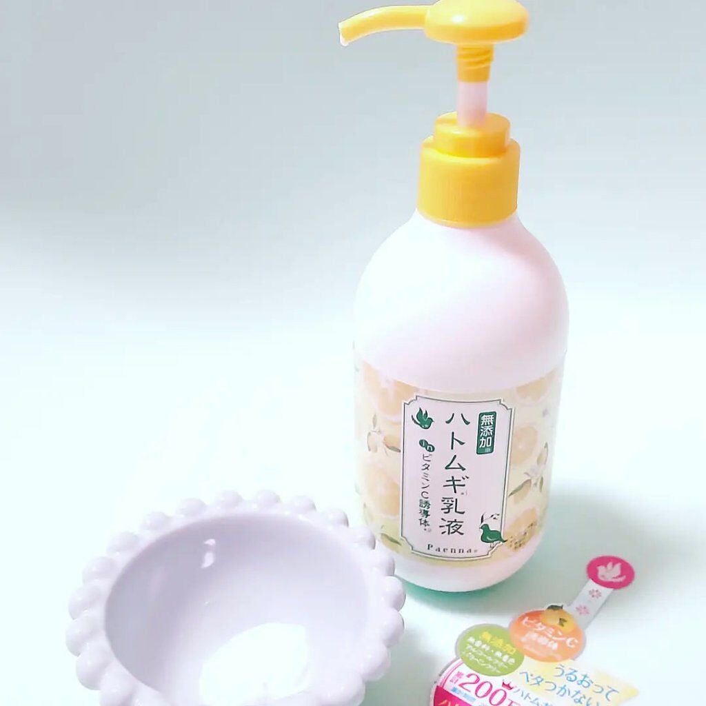 ハトムギ乳液inビタミンC誘導体/パエンナ/乳液を使ったクチコミ(1枚目)