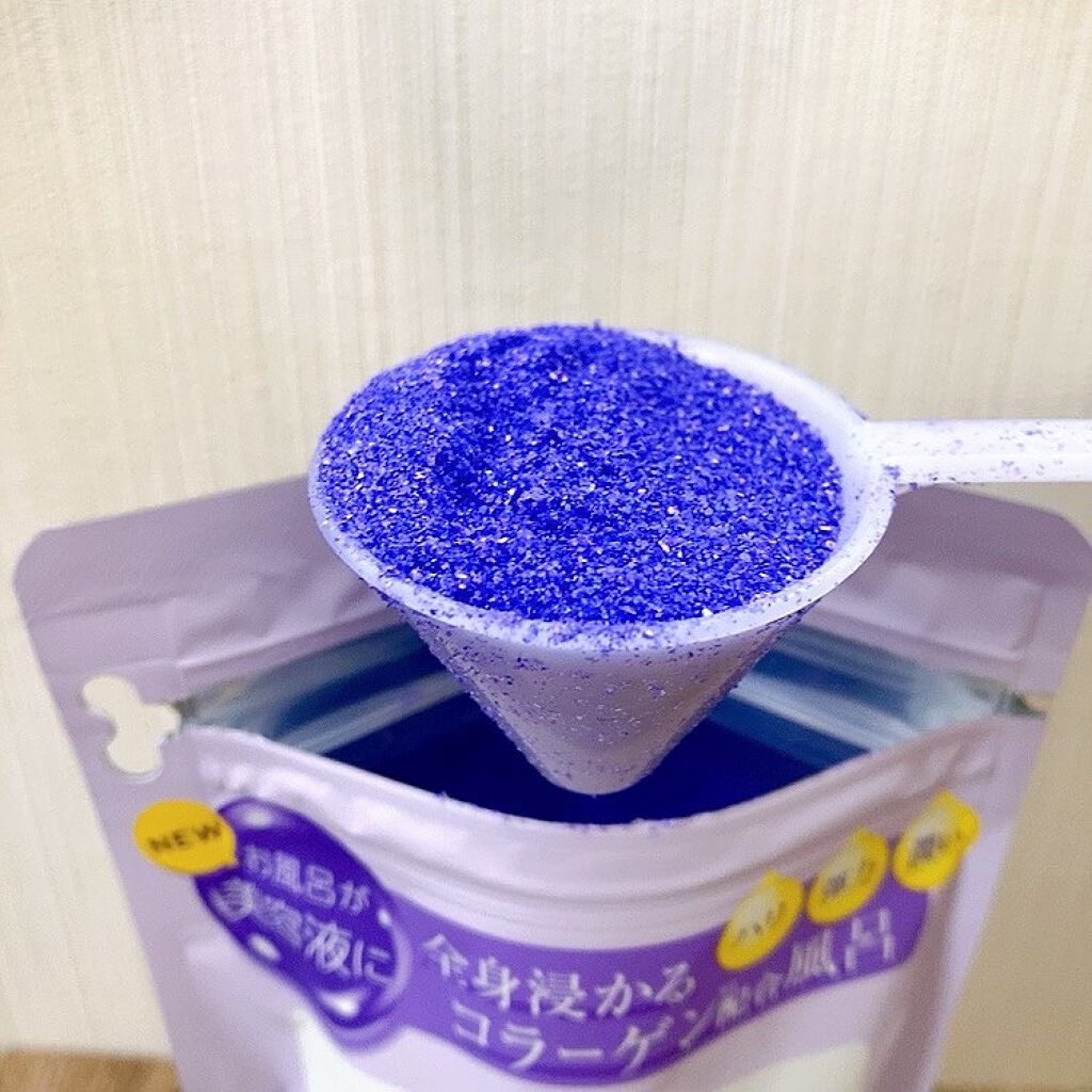 コラーゲンバスパウダー/amproom/保湿系入浴剤を使ったクチコミ（2枚目）