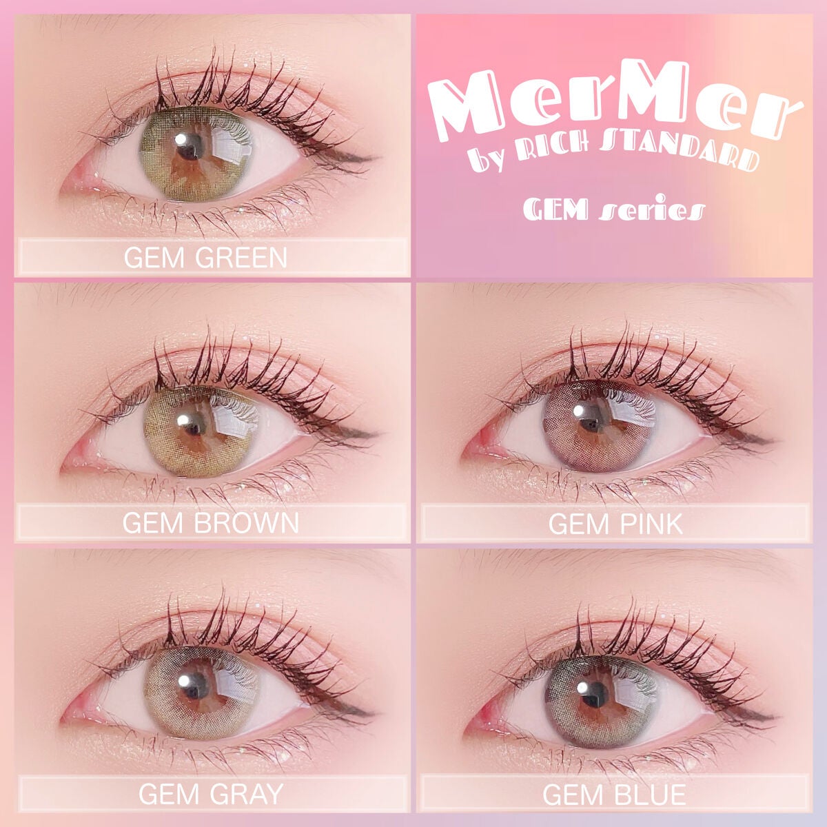 MerMer by RICH STANDARD GEM series/RICH STANDARD/カラーコンタクトレンズを使ったクチコミ(1枚目)