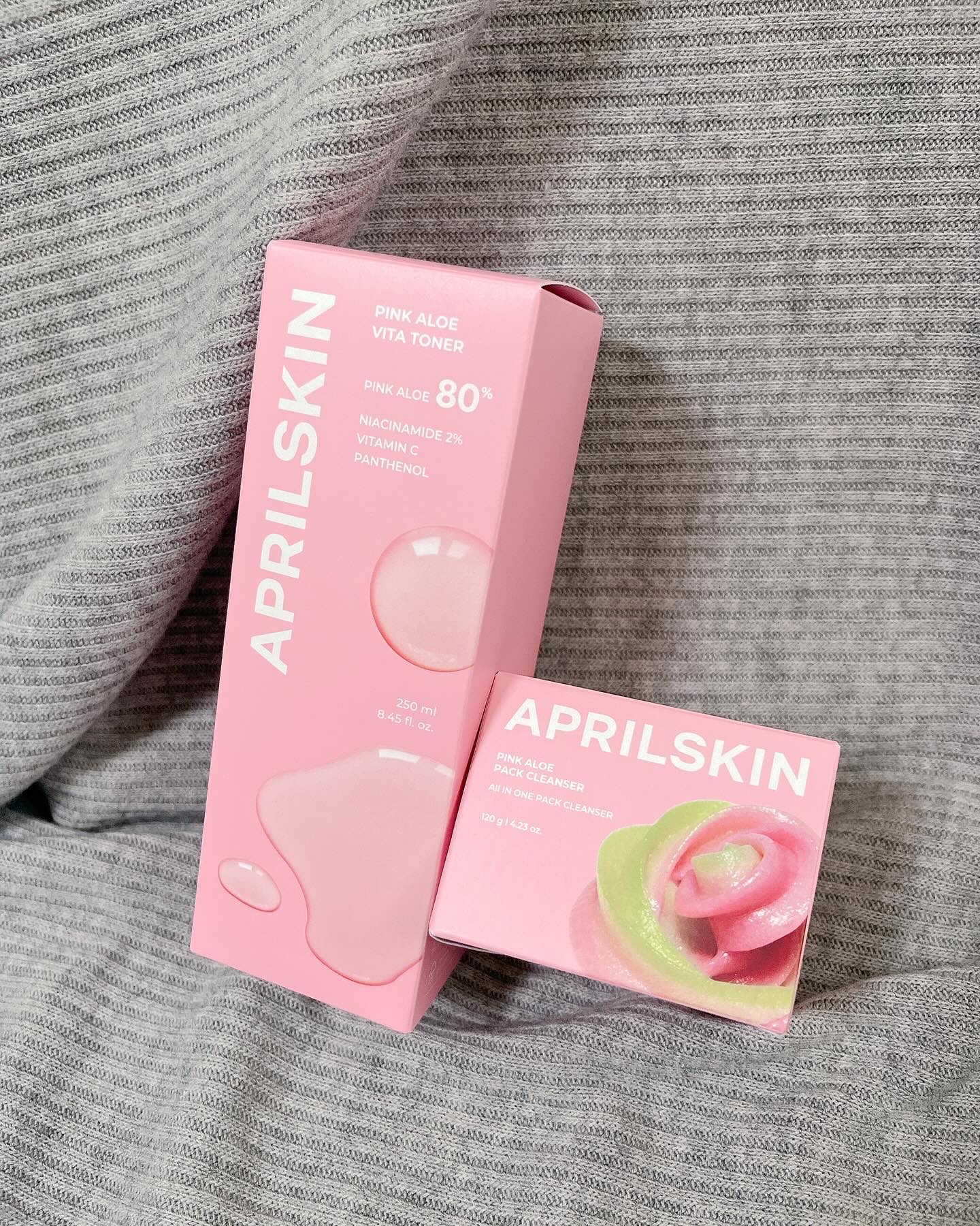 ピンクアロエメレンゲクレンザー/APRILSKIN/その他洗顔料を使ったクチコミ（2枚目）