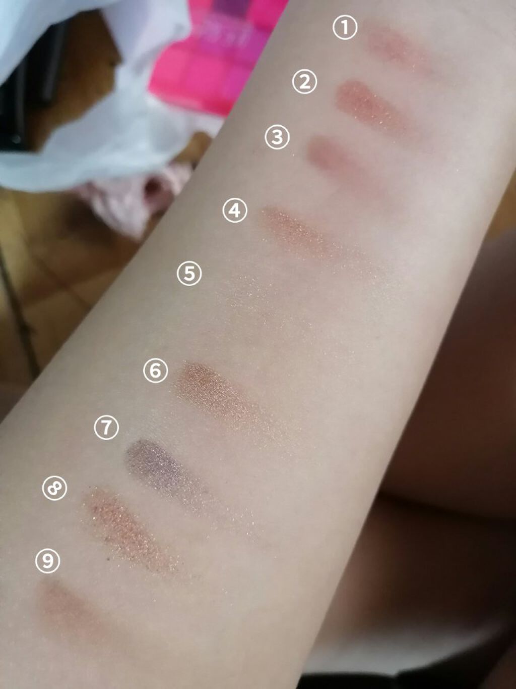 UR GLAM BLOOMING EYE COLOR PALETTE/U R GLAM/アイシャドウパレットを使ったクチコミ(2枚目)