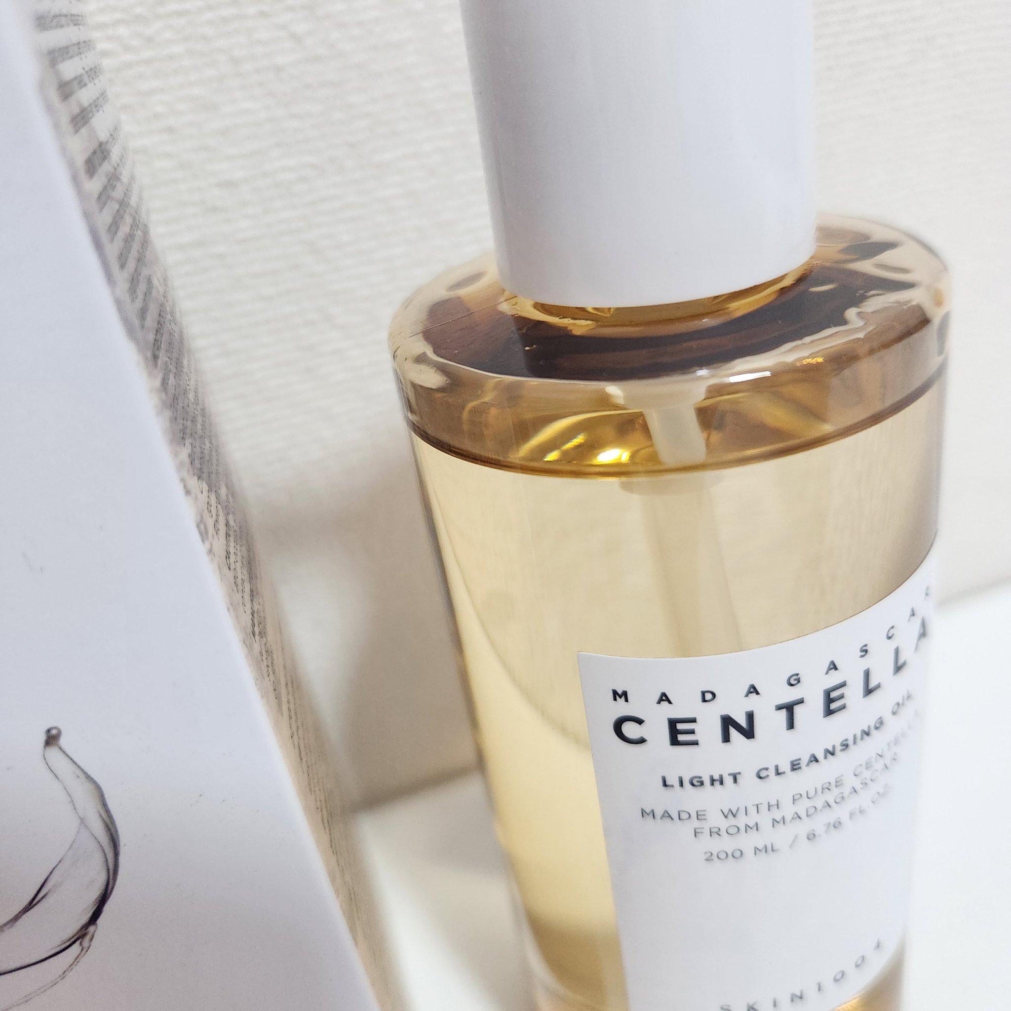 センテラ ライトクレンジングオイル/SKIN1004/オイルクレンジングを使ったクチコミ（2枚目）