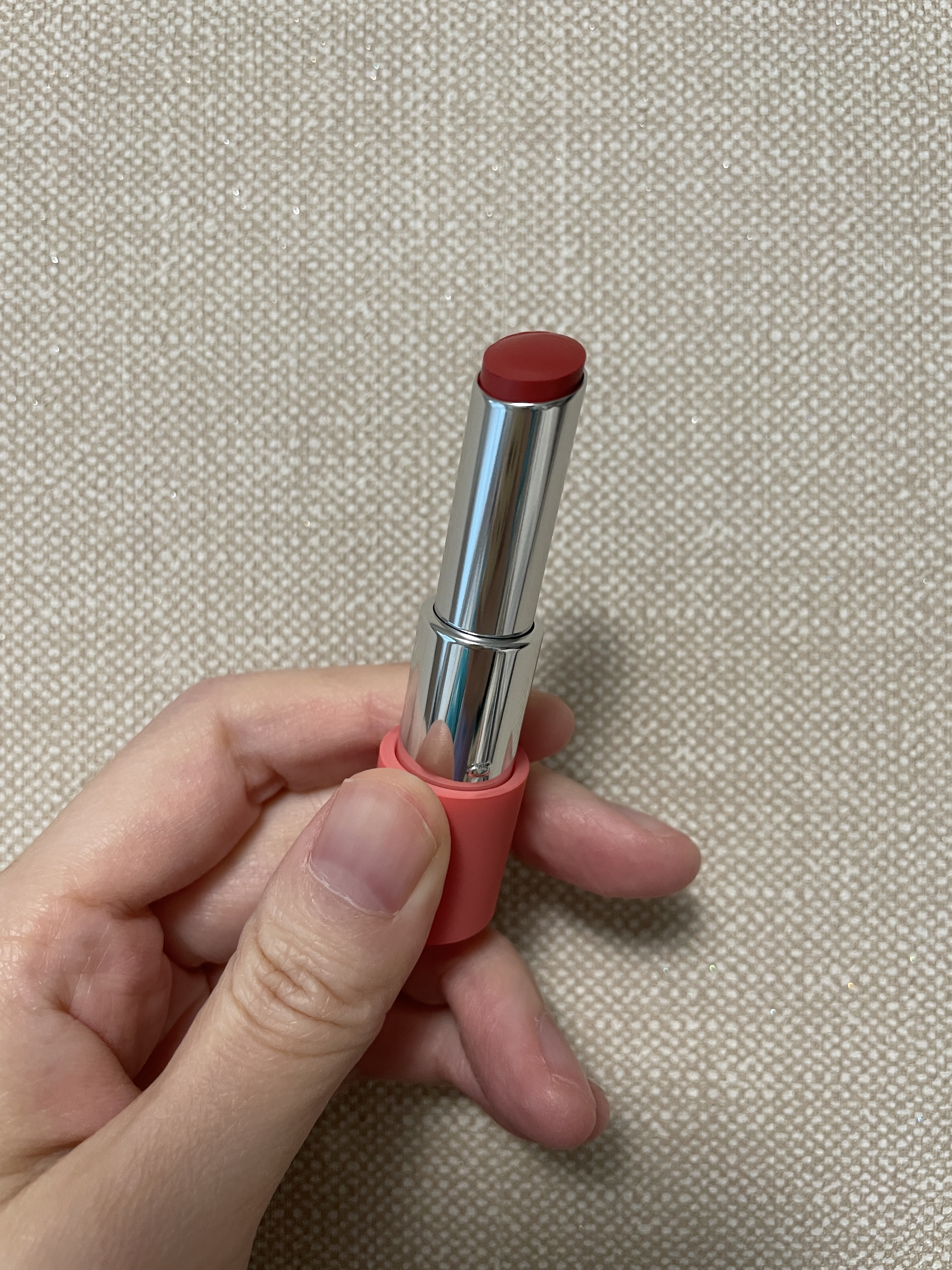 ノーウェアリップスティック バーミンググロー/espoir/口紅を使ったクチコミ（2枚目）