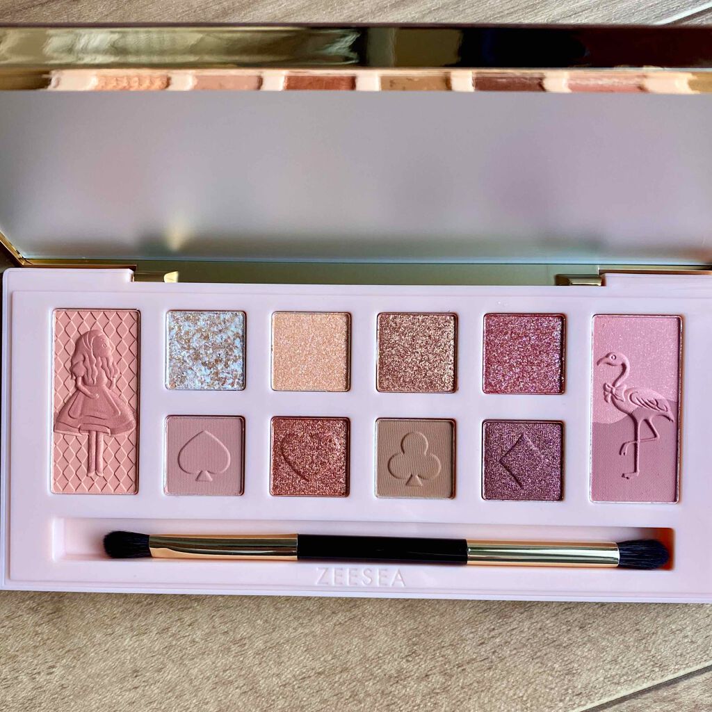 アリスドリームランドシリーズ 12色アイシャドウパレット（ZEESEA×大英博物館）/ZEESEA/アイシャドウパレットを使ったクチコミ（3枚目）