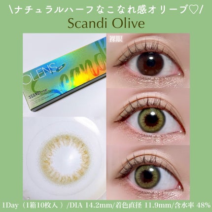 SCANDI 1day/OLENS/カラーコンタクトレンズを使ったクチコミ(3枚目)