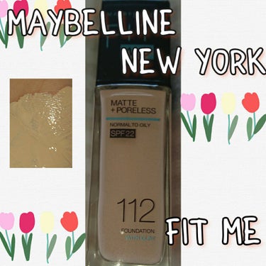 フィットミー リキッドファンデーション R/MAYBELLINE NEW YORK/リキッドファンデーションを使ったクチコミ（1枚目）