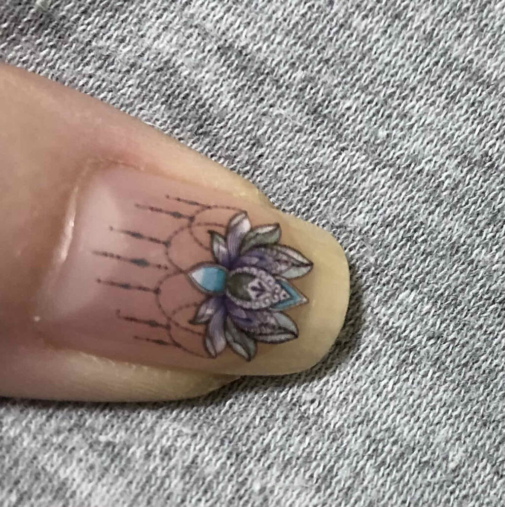 ウォーターネイルシール/ネイルシールを使ったクチコミ（2枚目）