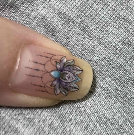 ウォーターネイルシール/ネイルシールを使ったクチコミ(2枚目)