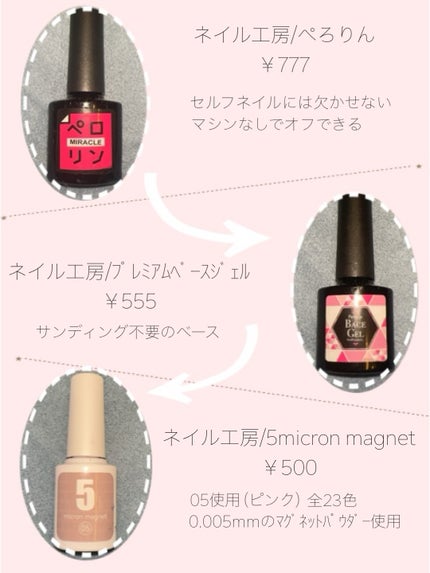 ペロリン/ネイル工房/ジェルネイルを使ったクチコミ(2枚目)