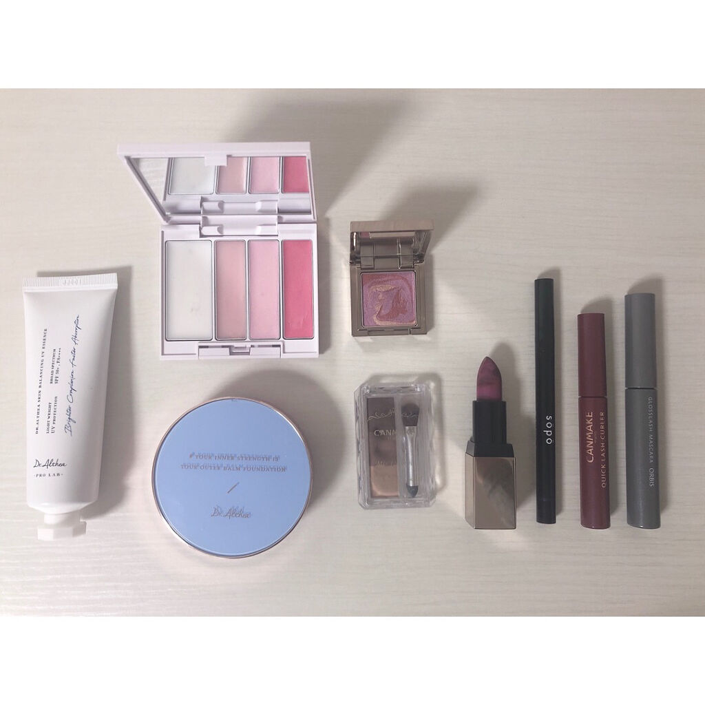 マージングカラーリップブラッシュ EX02 Magnolia Mauve/LUNASOL/口紅を使ったクチコミ（1枚目）