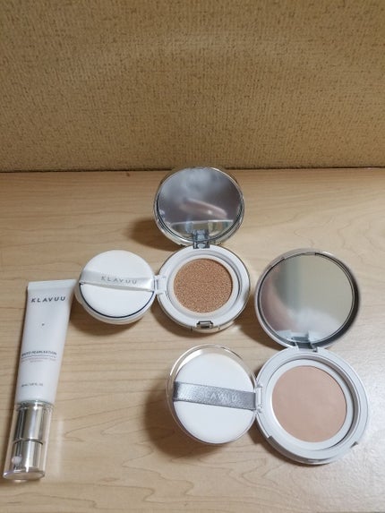 ブルーパールマリンコラーゲンアクアクッション/KLAVUU/クッションファンデーションを使ったクチコミ(2枚目)