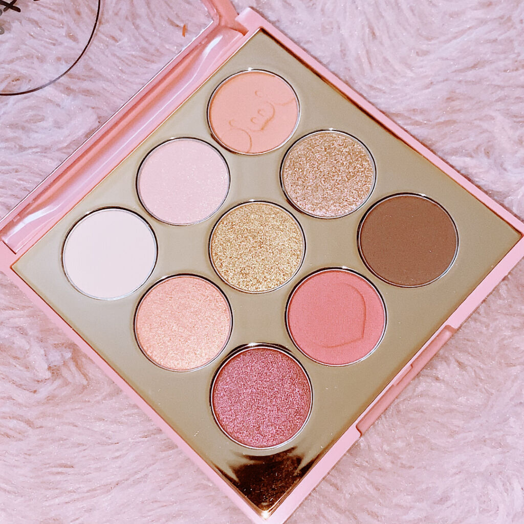 パーフェクトアイズアイシャドウ 04ピグレットピンク/TONYMOLY/アイシャドウパレットを使ったクチコミ（2枚目）