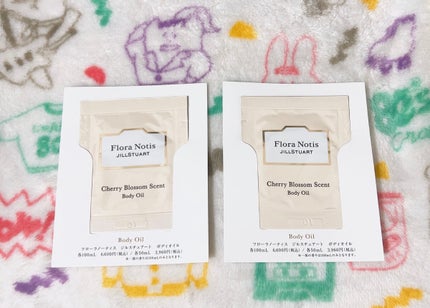 Flora Notis JILL STUART チェリーブロッサム ボディオイルのクチコミ「フローラノーティスのボディオイルです。
香りはチェリーブロッサムです。
香りが少し強すぎるかな.....」(1枚目)