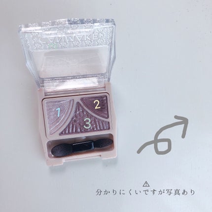 ジューシーピュアアイズ/キャンメイク/アイシャドウパレットを使ったクチコミ(3枚目)