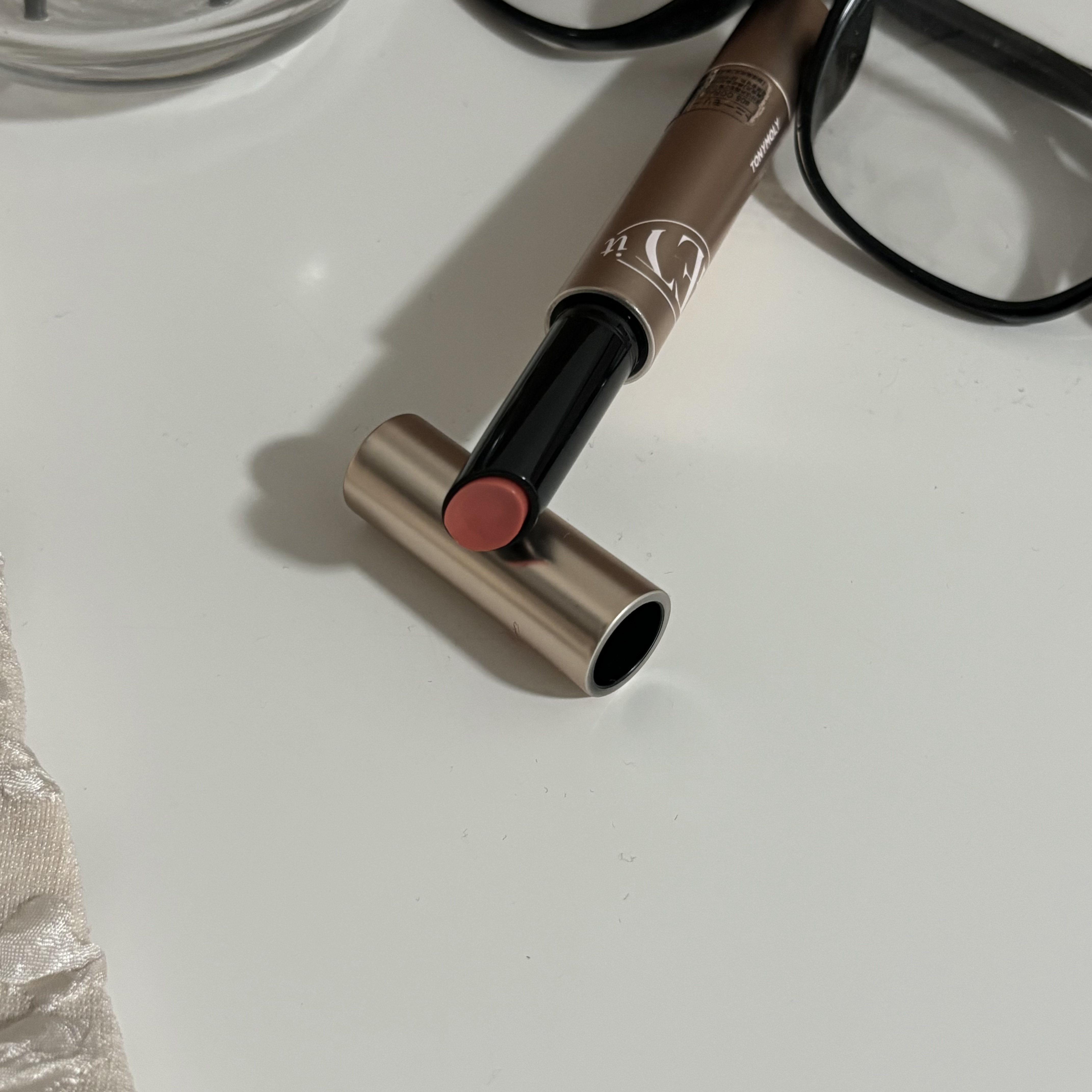 ゲットイットティントグレーズバーム/TONYMOLY/リップティントを使ったクチコミ（3枚目）