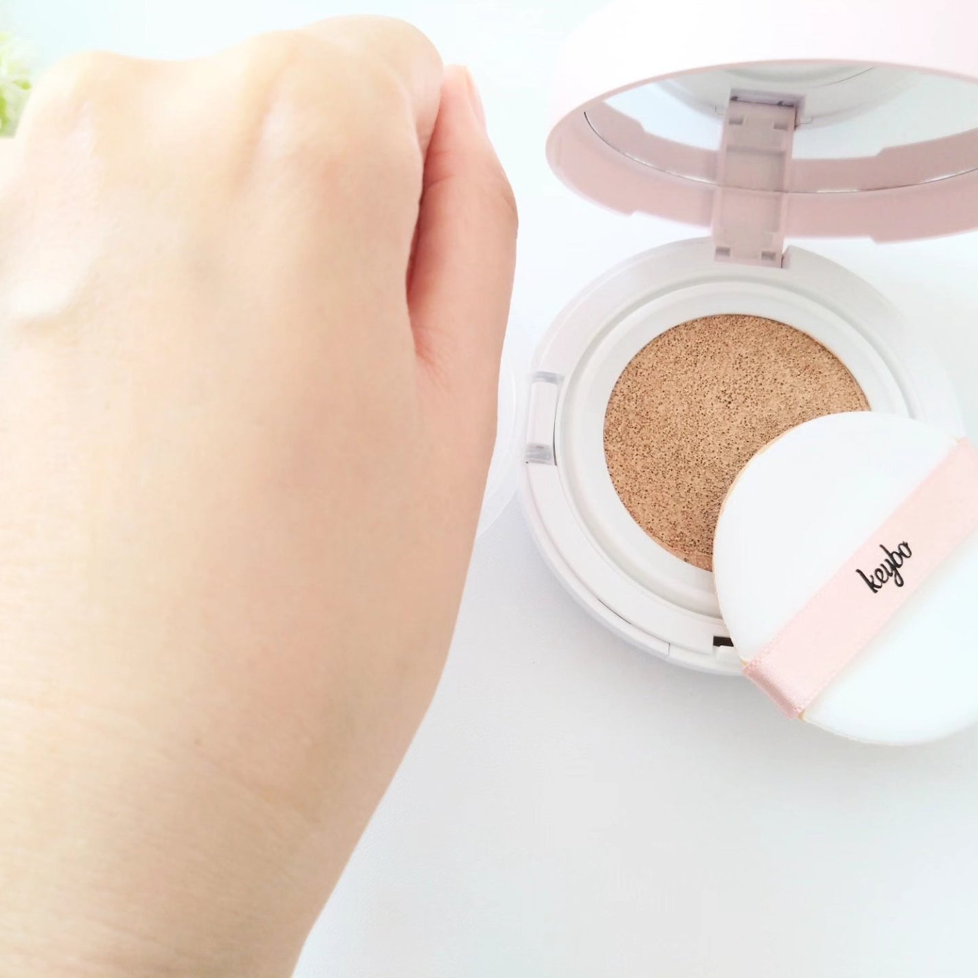F5 リフレッシュクッション/keybo/クッションファンデーションを使ったクチコミ(4枚目)