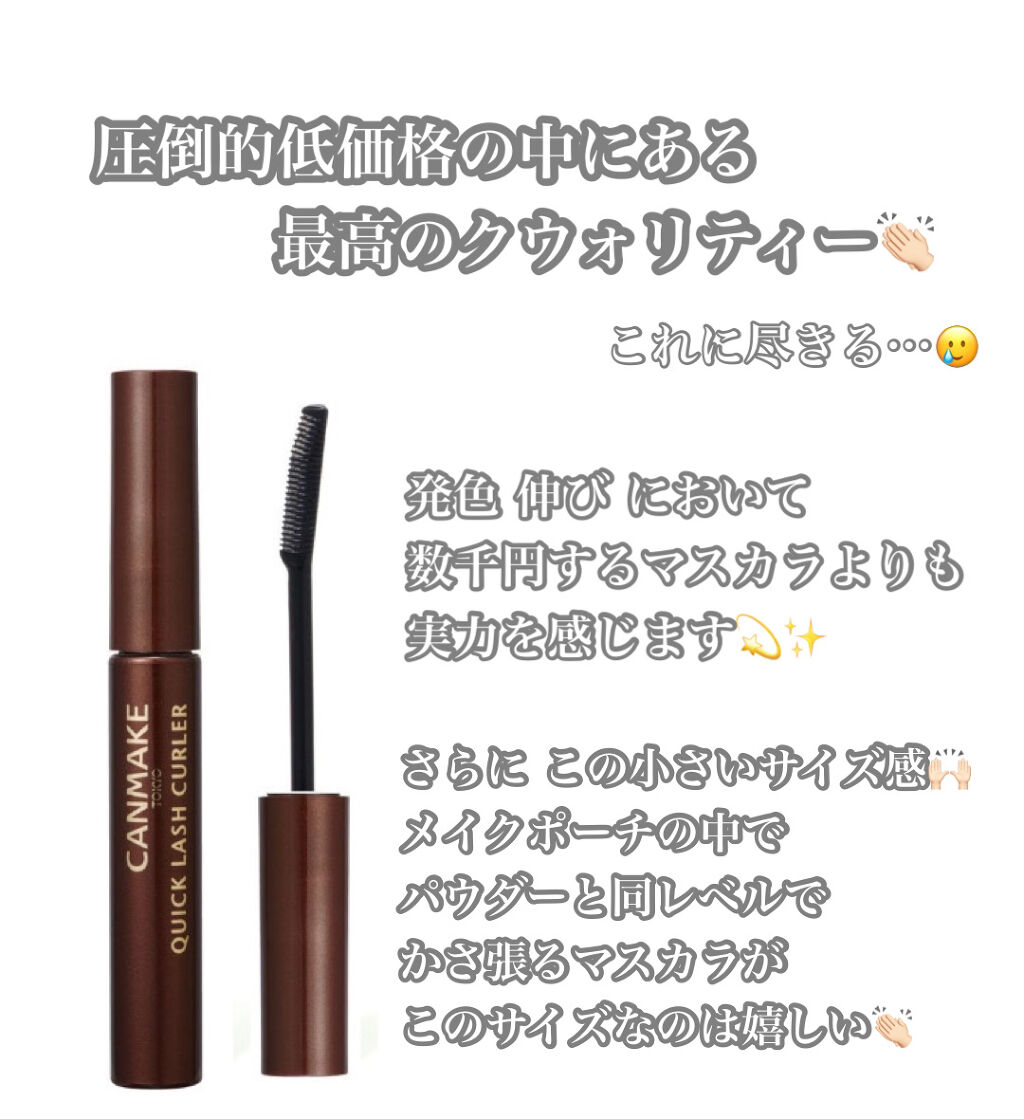 クイックラッシュカーラー　ロングマスカラ/キャンメイク/マスカラを使ったクチコミ（2枚目）