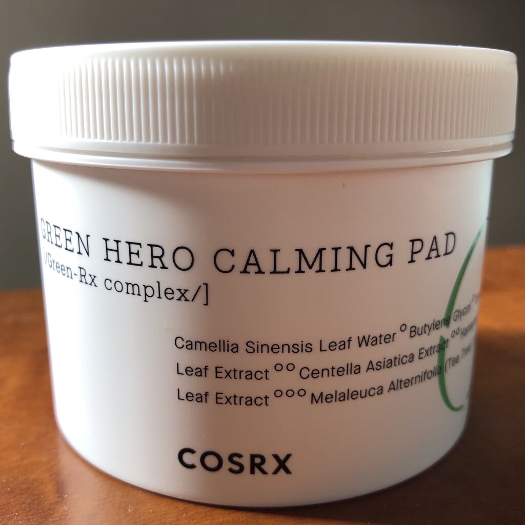 ワンステップグリーンカーミングパッド/COSRX/トナーパッドを使ったクチコミ（1枚目）