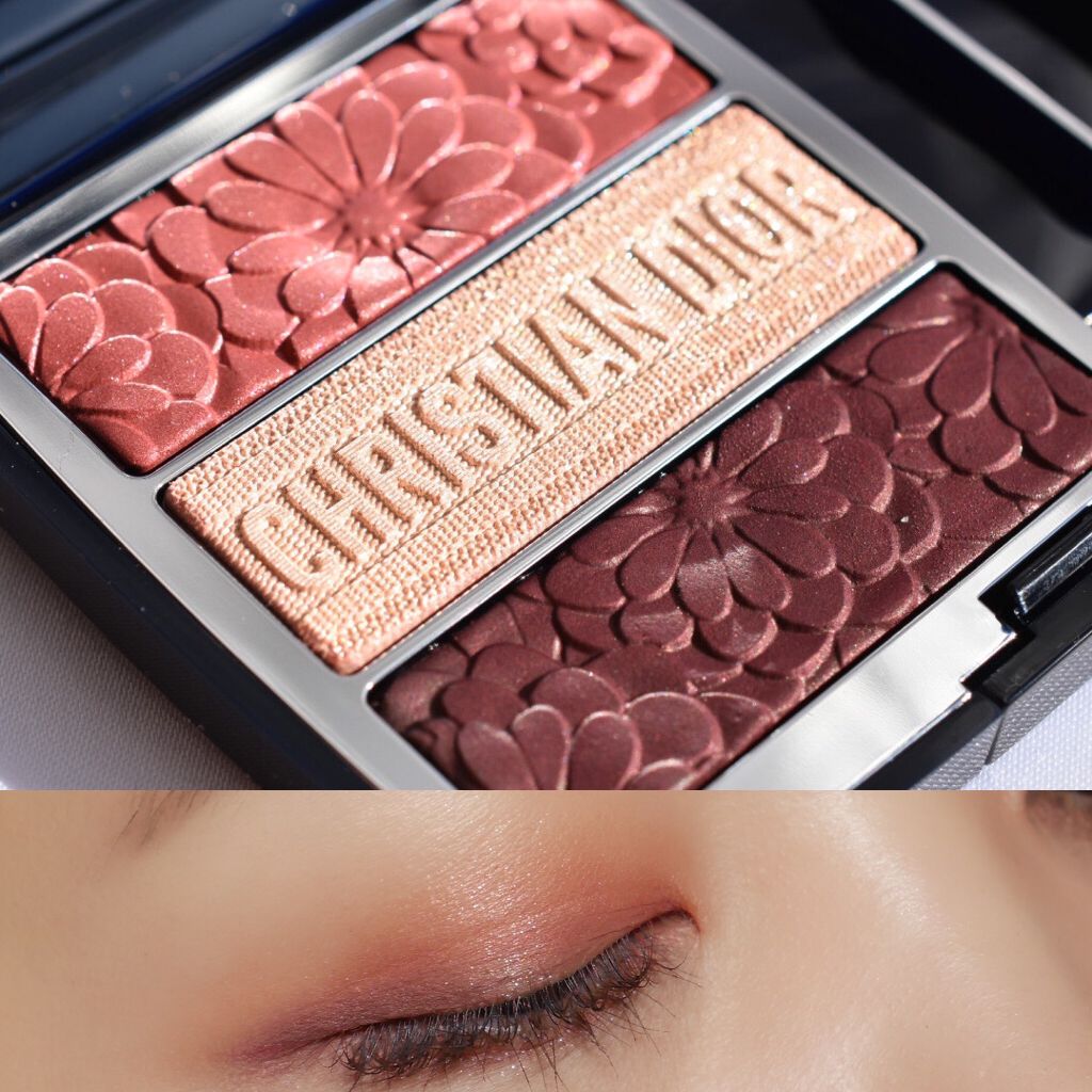 トリオ ブリック パレット<ピュア グロウ>/Dior/アイシャドウパレットを使ったクチコミ(1枚目)