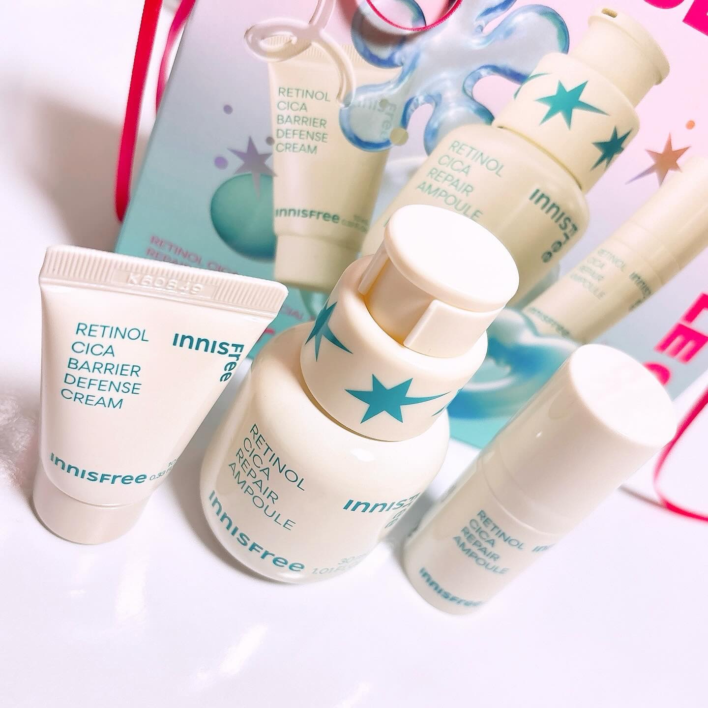 レチノール　シカ　リペア　セラム/innisfree/美容液を使ったクチコミ（3枚目）