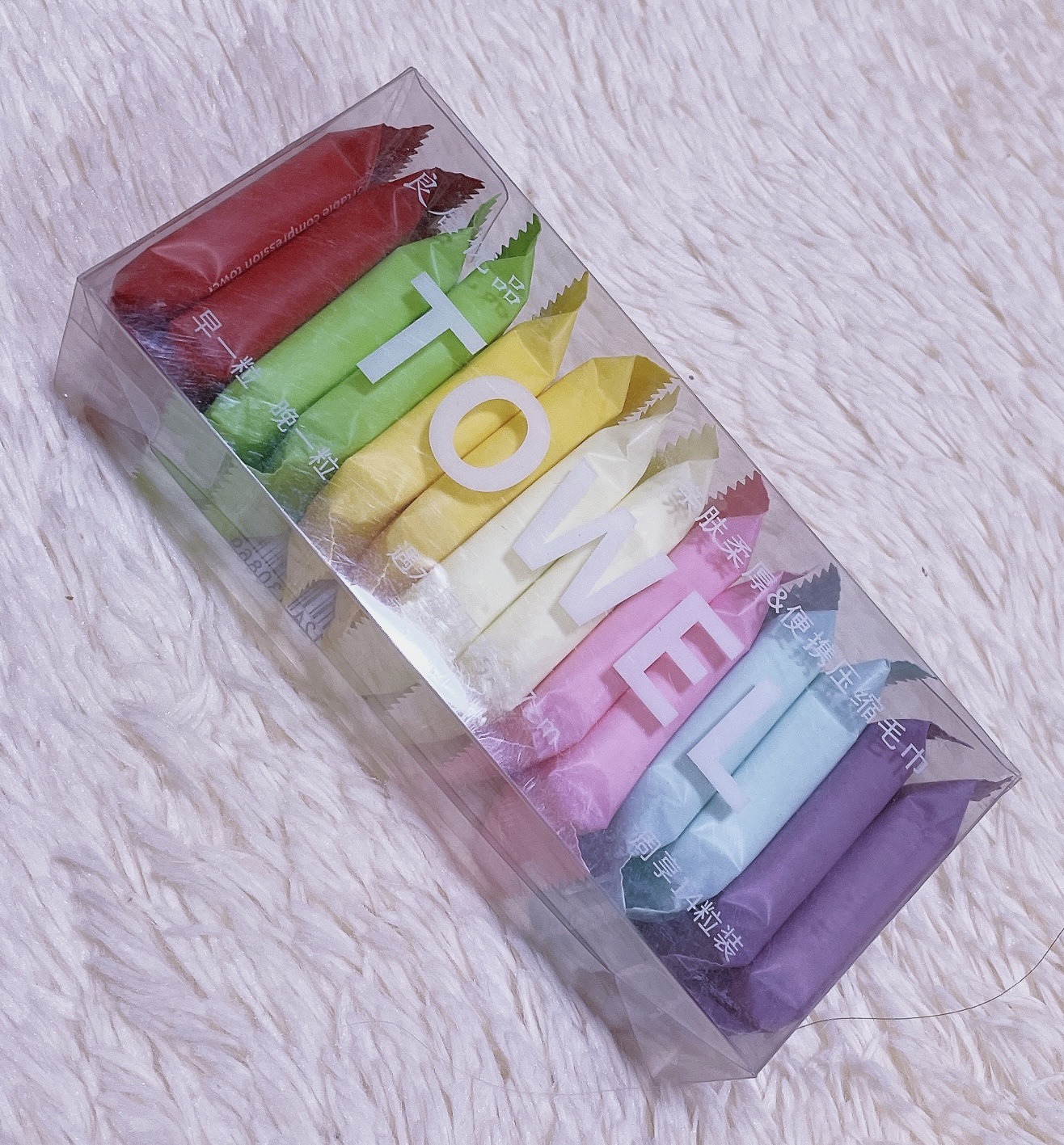 AliExpress 使い捨てポータブルタオル