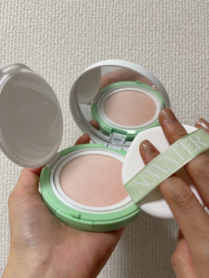 ティーツリーデイデイトーンアップサンクッション/NOWATER/日焼け止めローションを使ったクチコミ(1枚目)