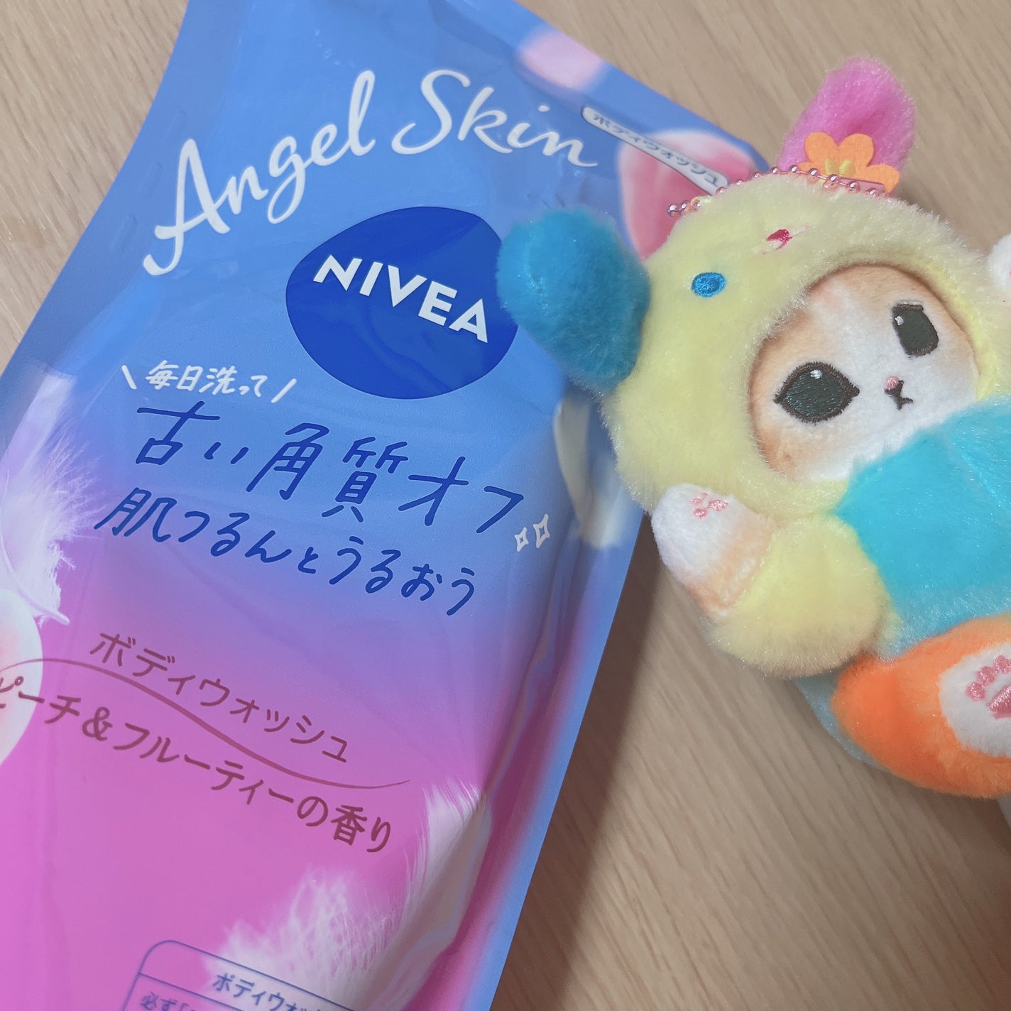 ニベア エンジェルスキン ボディウォッシュ フラワー&ピーチの香り/ニベア/ボディソープを使ったクチコミ(1枚目)