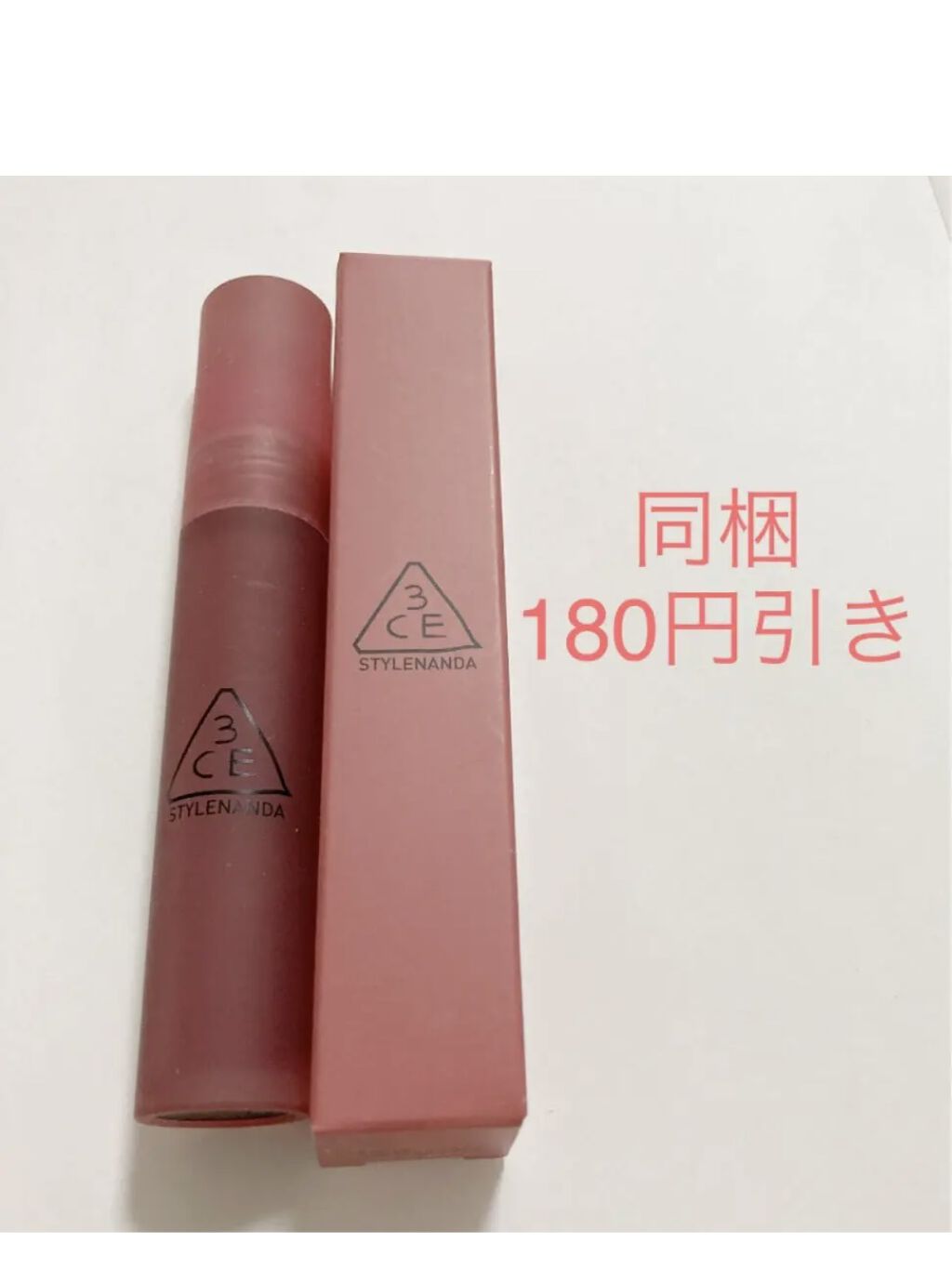 3CE ブラー ウォーターティント ダブルウィンド/3CE/リップティントを使ったクチコミ（1枚目）