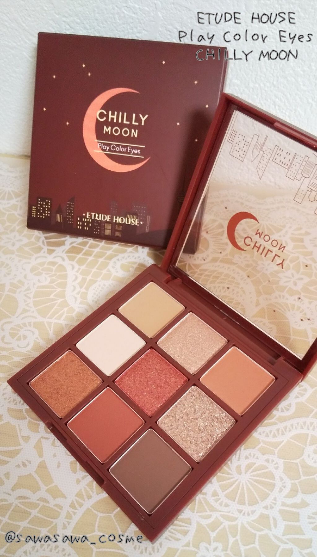 プレイカラーアイズ チリームーン/ETUDE/アイシャドウパレットを使ったクチコミ（1枚目）