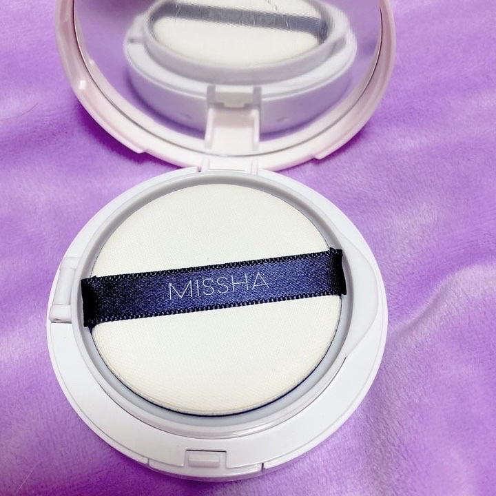 マジッククッション(カバーラスティング)/MISSHA/クッションファンデーションを使ったクチコミ（2枚目）