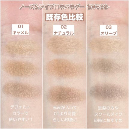 ノーズ&アイブロウパウダー/CEZANNE/パウダーアイブロウを使ったクチコミ(4枚目)