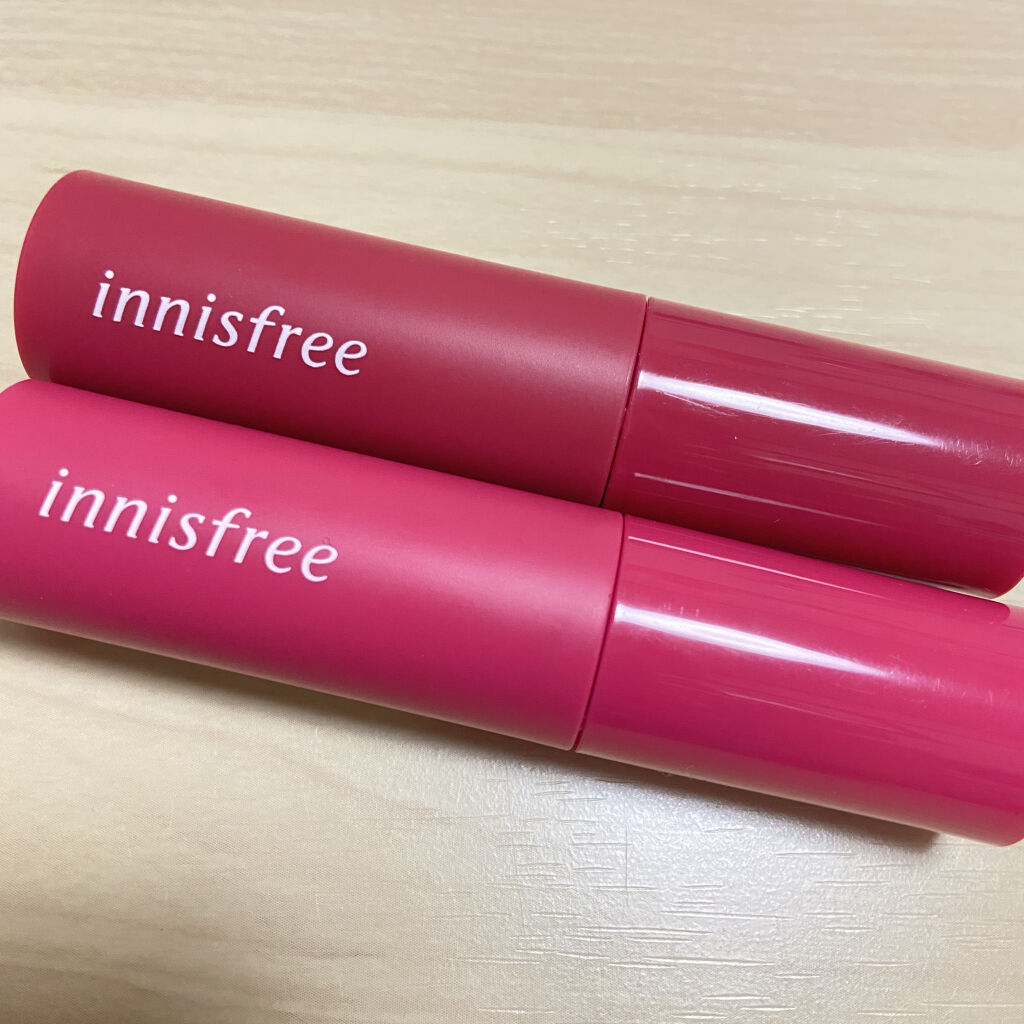 ビビッドコットン インクティント ブラー/innisfree/口紅を使ったクチコミ（1枚目）