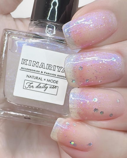 gem stone nail polish/KINARIYA/マニキュアを使ったクチコミ(6枚目)