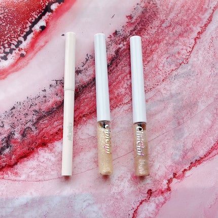 グリッター イルミネーションライナー R/CipiCipi/リキッドアイライナーを使ったクチコミ(4枚目)