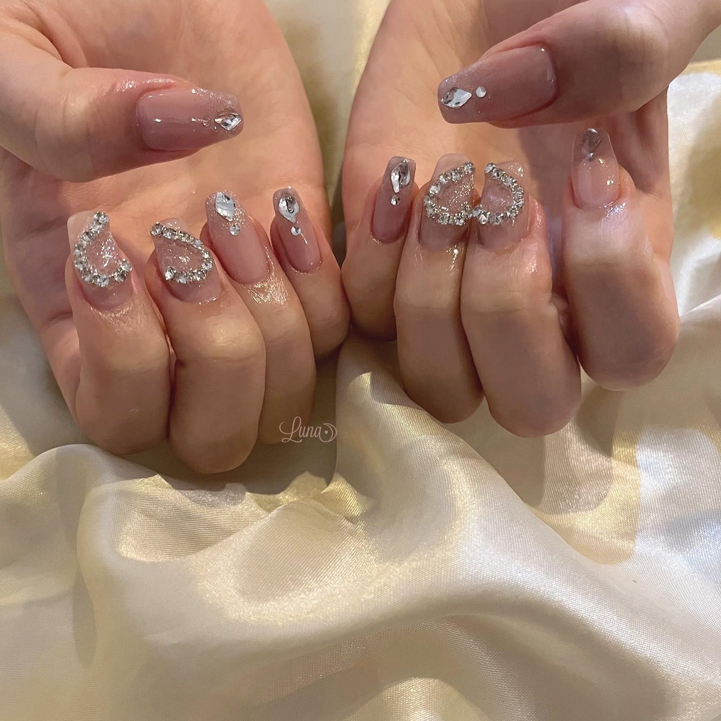 Iuna. Mizuki on LIPS 「.お持ち込みdesign💖#nail#nailstagram#..」(2枚目)