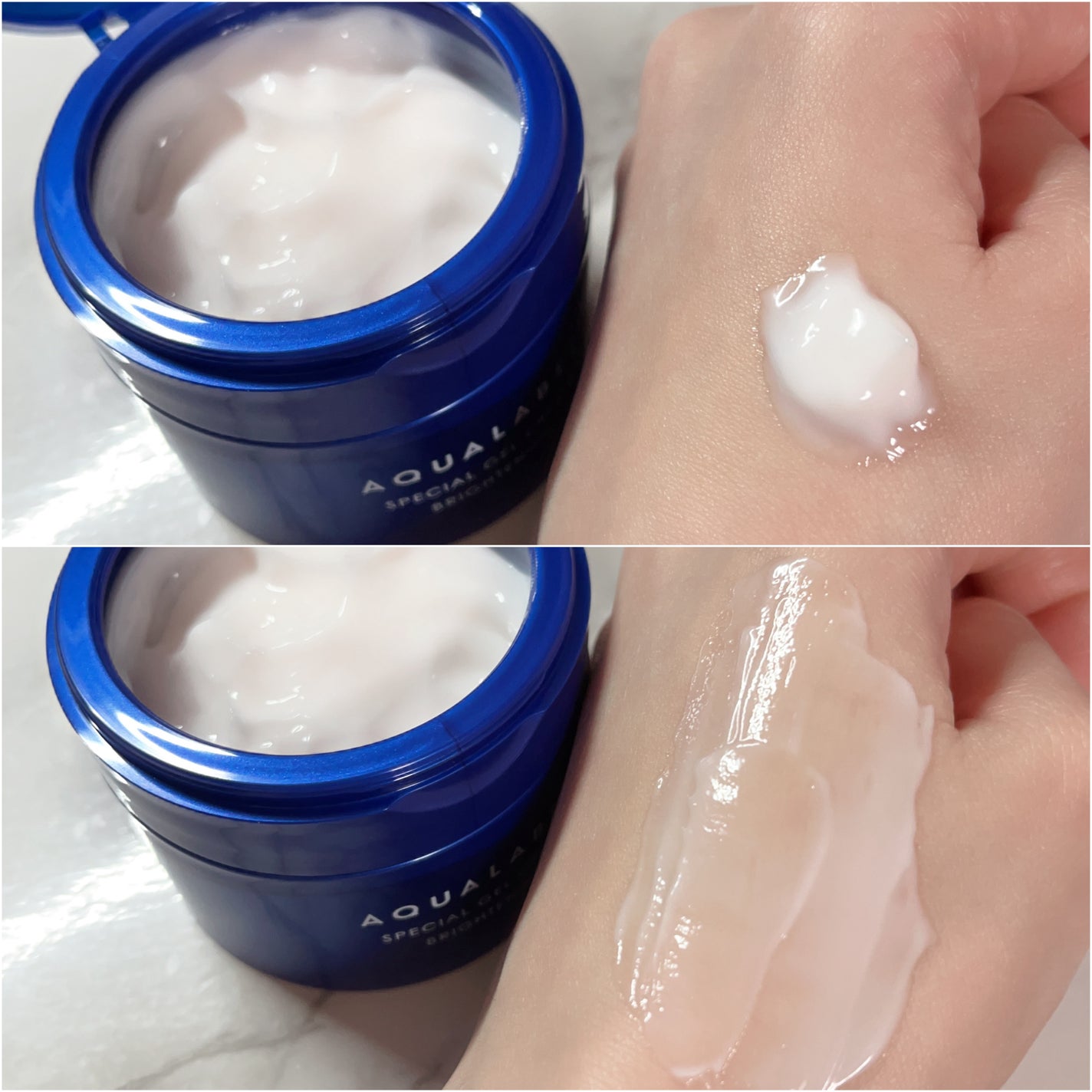 スペシャルジェルクリーム EX (ブライトニング) /アクアレーベル/オールインワン化粧品を使ったクチコミ(4枚目)