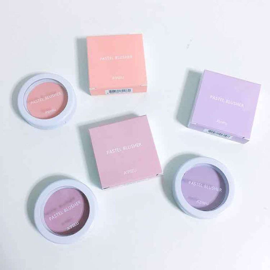 アピュー パステルブラッシャー/A’pieu/パウダーチークを使ったクチコミ（1枚目）