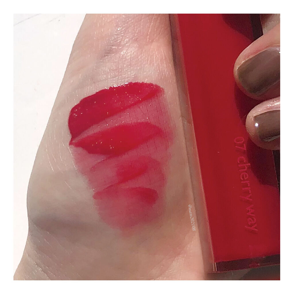 デュイフルウォーターティント/rom&nd/リップティントを使ったクチコミ（3枚目）