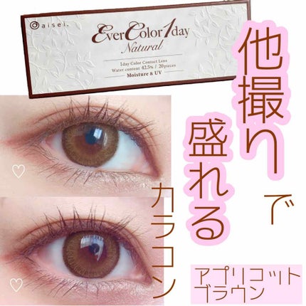 エバーカラーワンデー ナチュラル/エバーカラー/ワンデー(1DAY)カラコンを使ったクチコミ(1枚目)