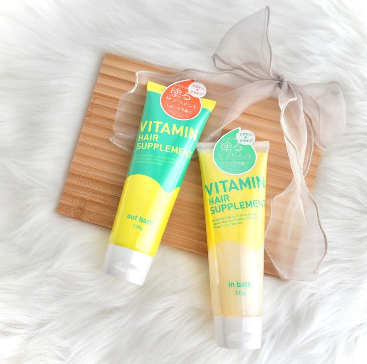 ビタミンヘアサプリ　out bath/コジット/アウトバストリートメントを使ったクチコミ（1枚目）