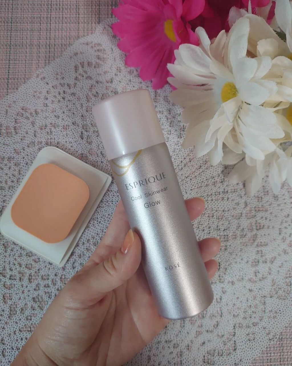 クールスキンウェアグロウ 01 ピンクベージュ/ESPRIQUE/化粧下地を使ったクチコミ（2枚目）