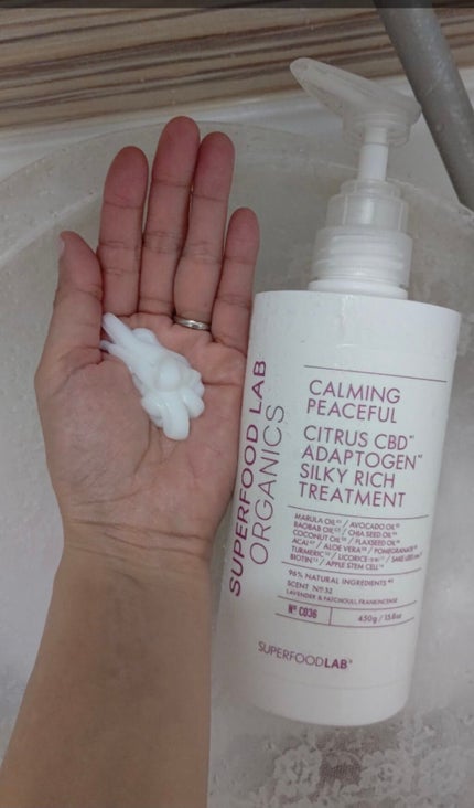 スーパーフードラボ オーガニックス シルキーリッチ シャンプー&トリートメント/SUPERFOOD LAB/市販シャンプーを使ったクチコミ(3枚目)