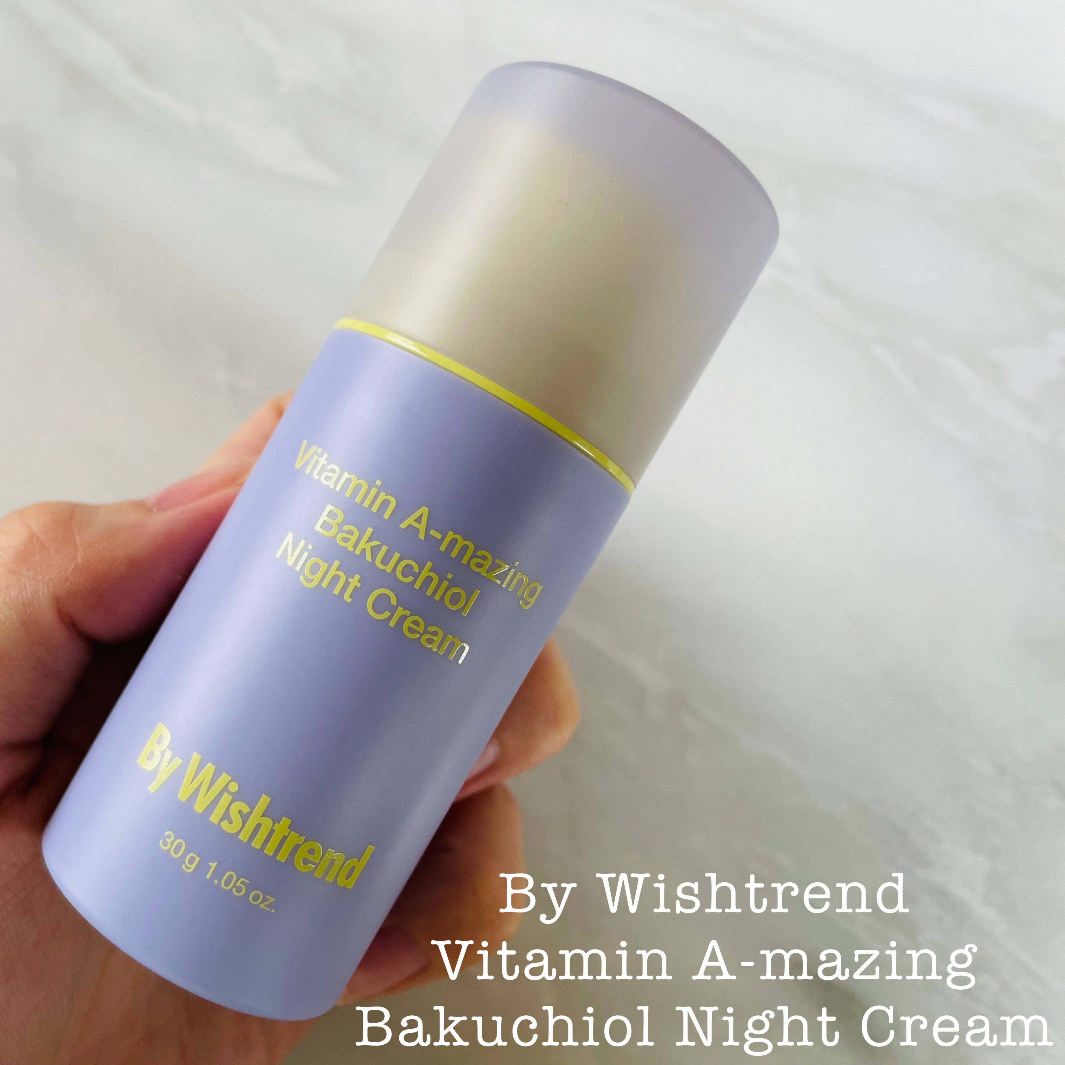 ビタミンA-mazingバクチオールナイトクリーム/By Wishtrend/フェイスクリームを使ったクチコミ（1枚目）